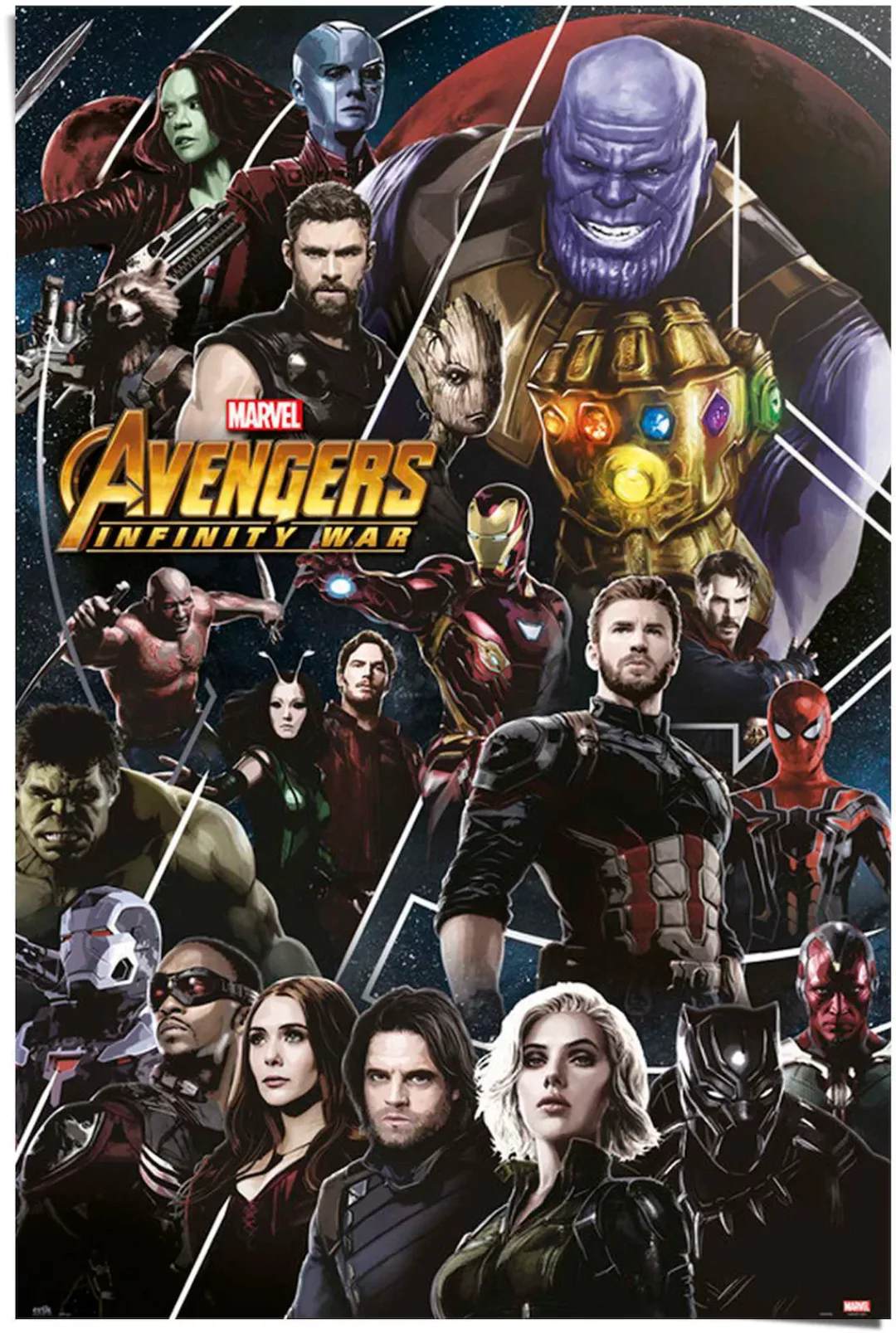 Reinders Poster "Marvel Avengers - Infinity War" günstig online kaufen