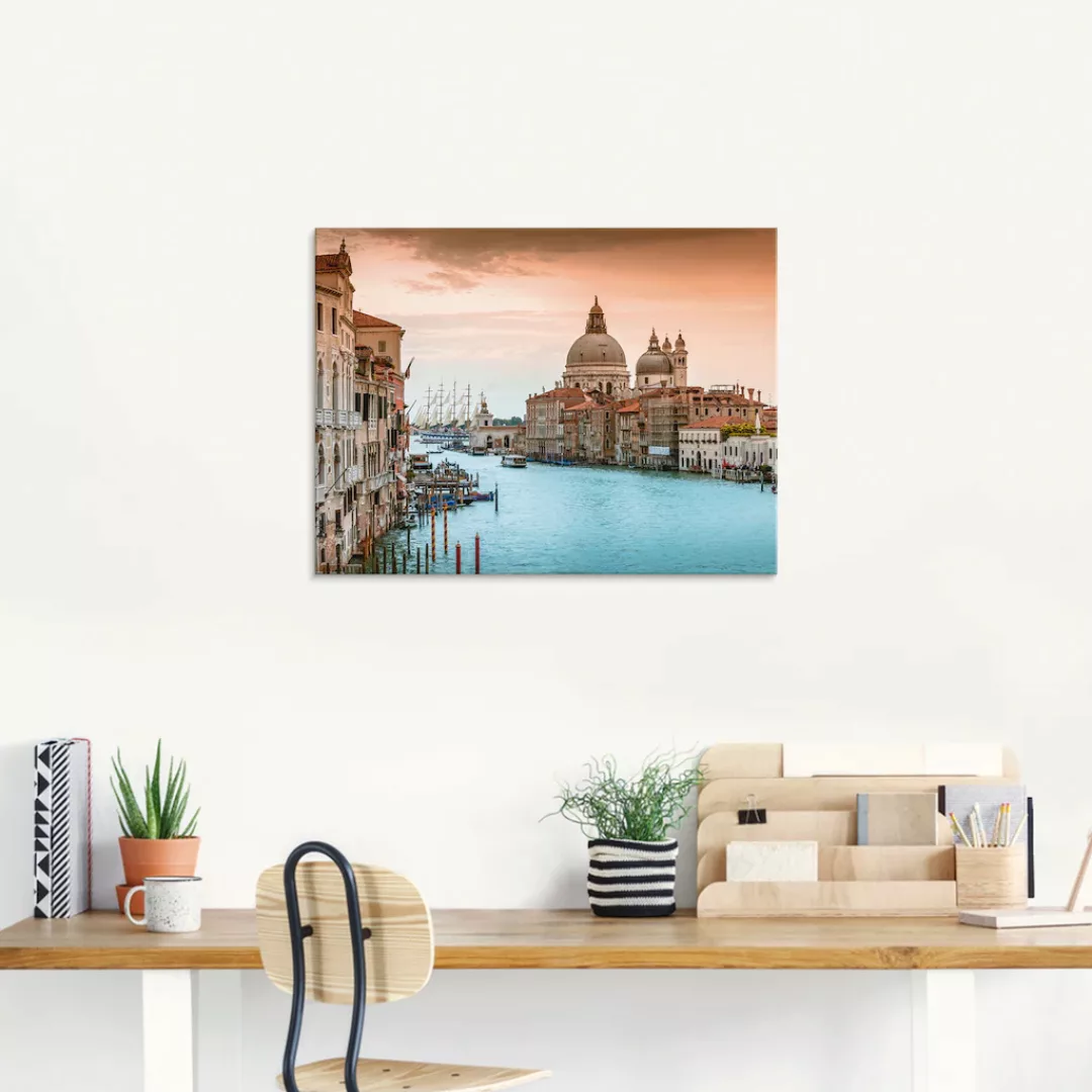 Artland Glasbild »Venedig Canal Grande I«, Italien, (1 St.), in verschieden günstig online kaufen