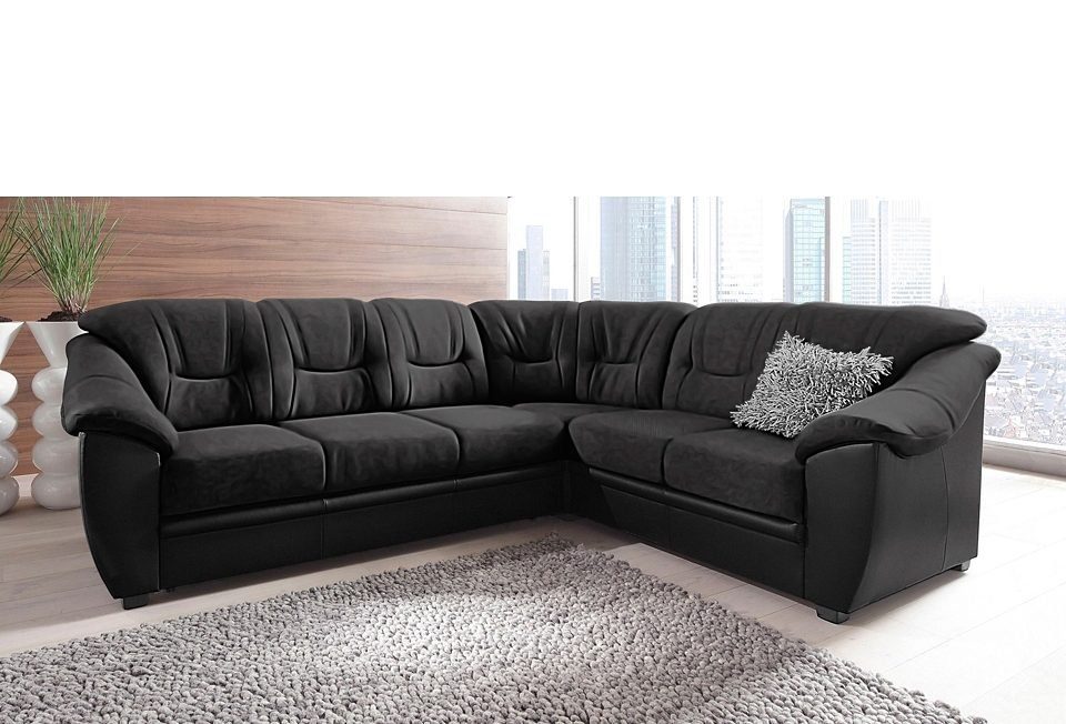 sit&more Ecksofa "Savona L-Form", wahlweise mit Bettfunktion, inklusive Fed günstig online kaufen