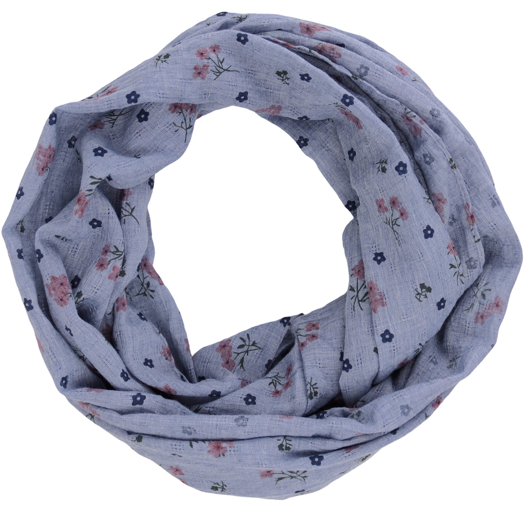 MIRROSI Loop Damen Schal mit Blumen-Muster günstig online kaufen