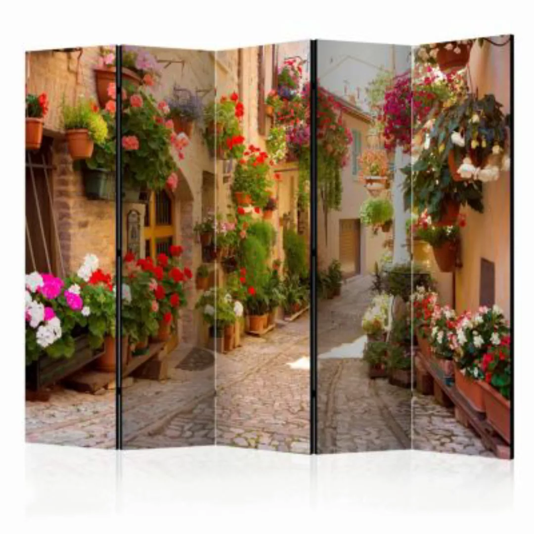 artgeist Paravent The Alley in Spello (Italy) II [Room Dividers] mehrfarbig günstig online kaufen