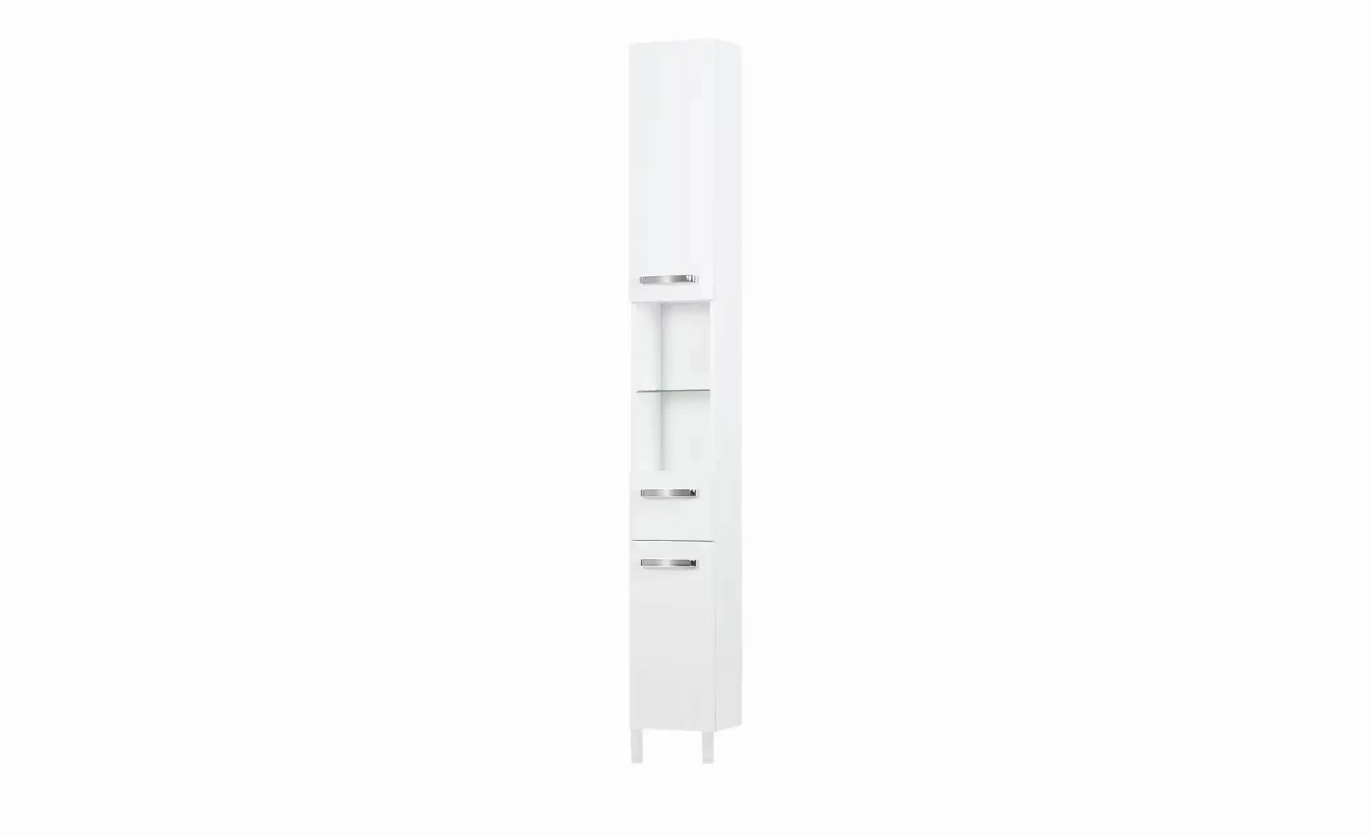 Saphir Hochschrank "Quickset Badschrank 30 cm breit, 2 Türen, 1 Nische, 1 S günstig online kaufen