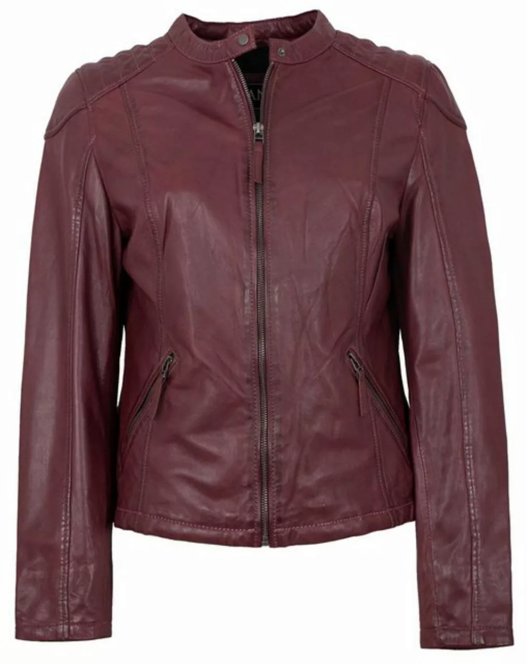 Jilani Lederjacke Laura Damen Echtleder Lederjacke Lammnappa ox-red günstig online kaufen