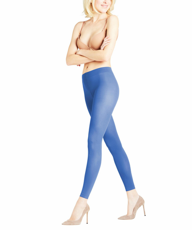 FALKE Pure Matt 50 DEN Damen Leggings, S-M, Blau, Uni, 40789-647401 günstig online kaufen