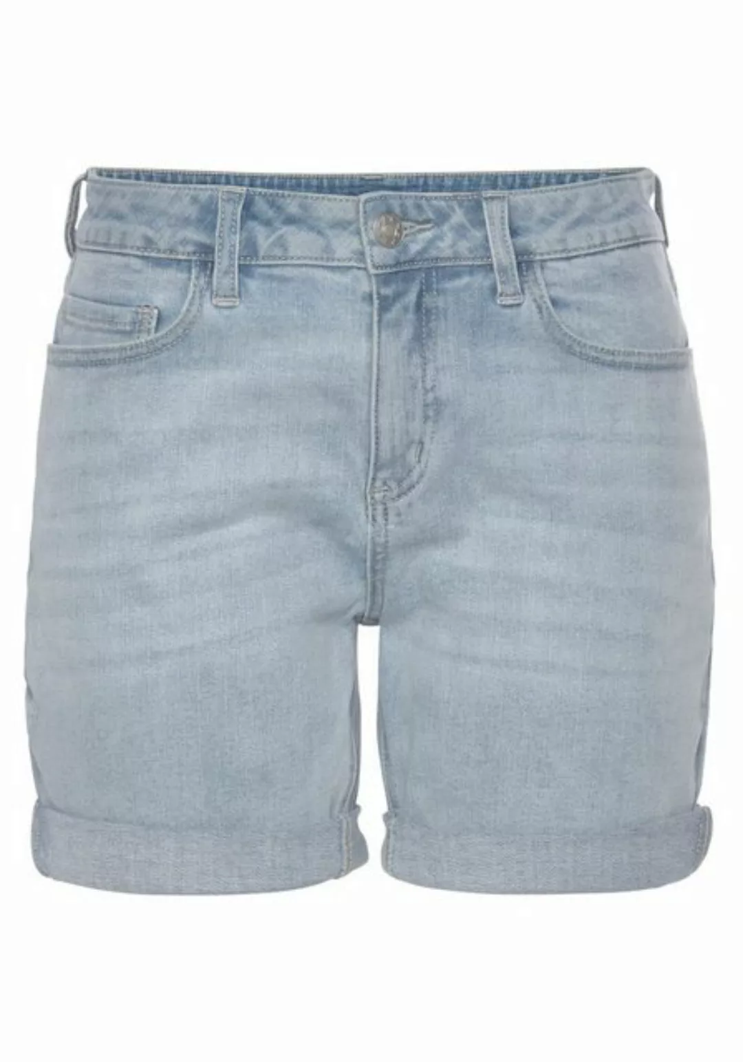 Vivance Jeansshorts mit dezenter Waschung, Bermudas zum Krempeln, kurze Hos günstig online kaufen