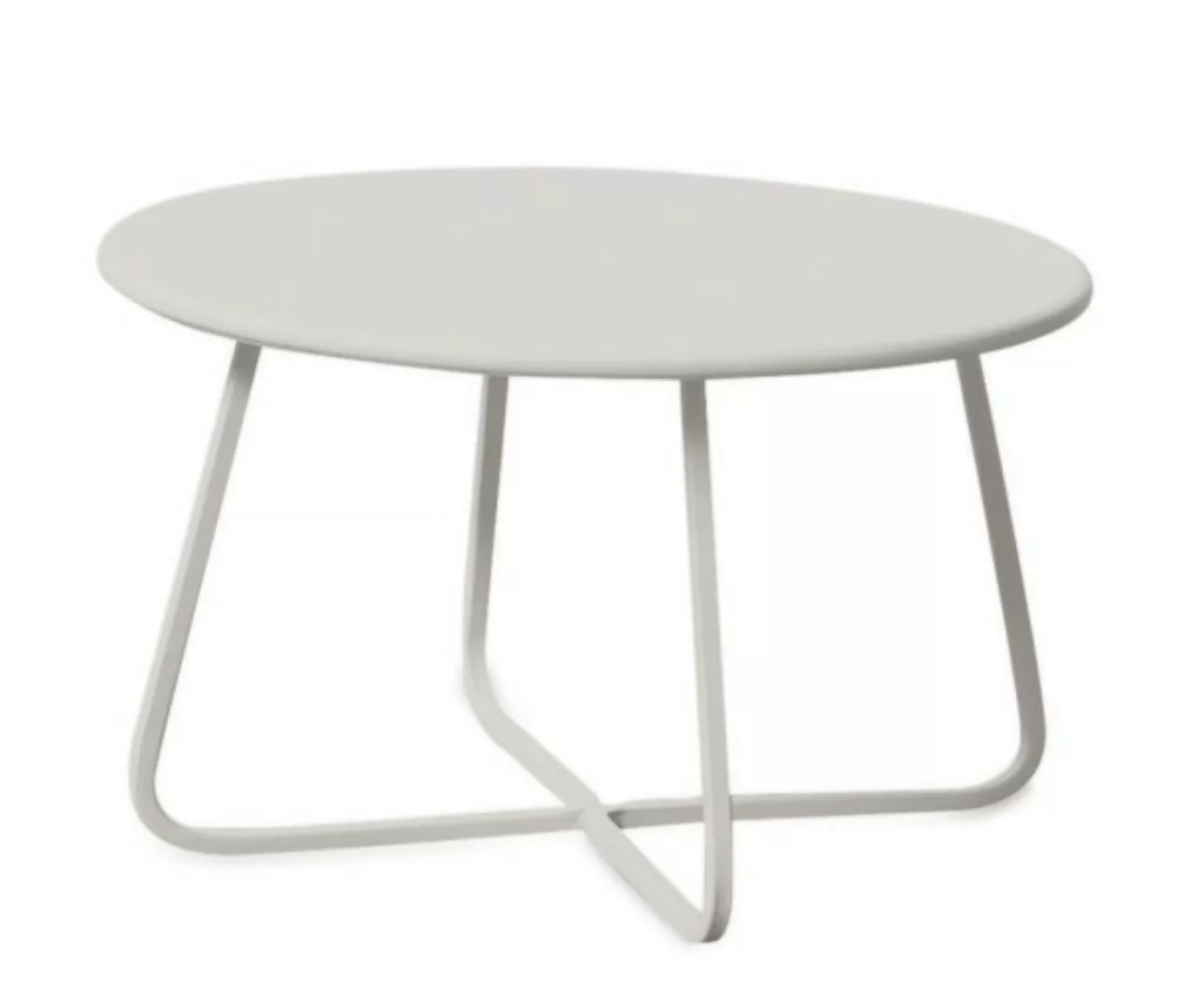 Niedriger Tisch Daisy Ø 65 cm perlweiß BS günstig online kaufen