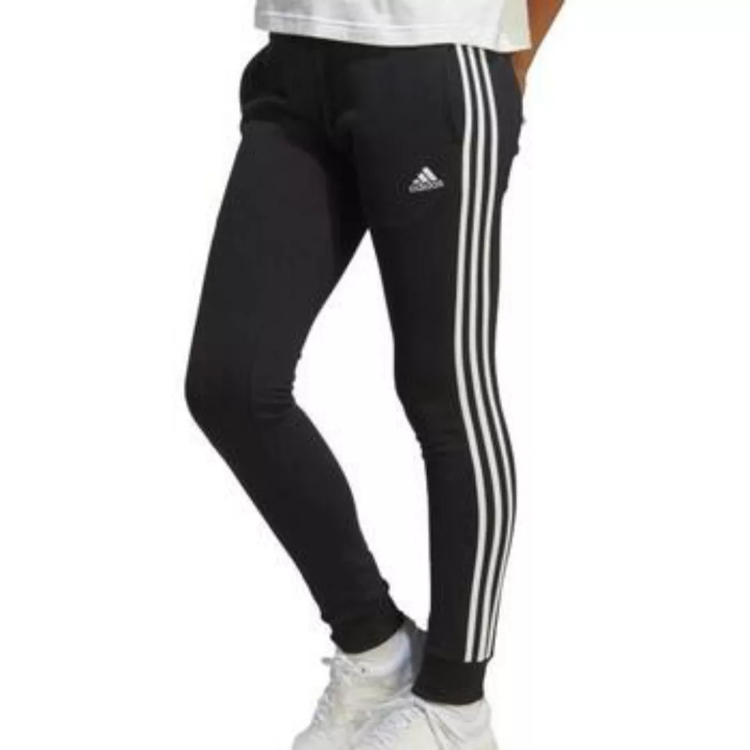 adidas Sportswear Jerseyhose W 3S FT CF PT BLACK/WHITE günstig online kaufen