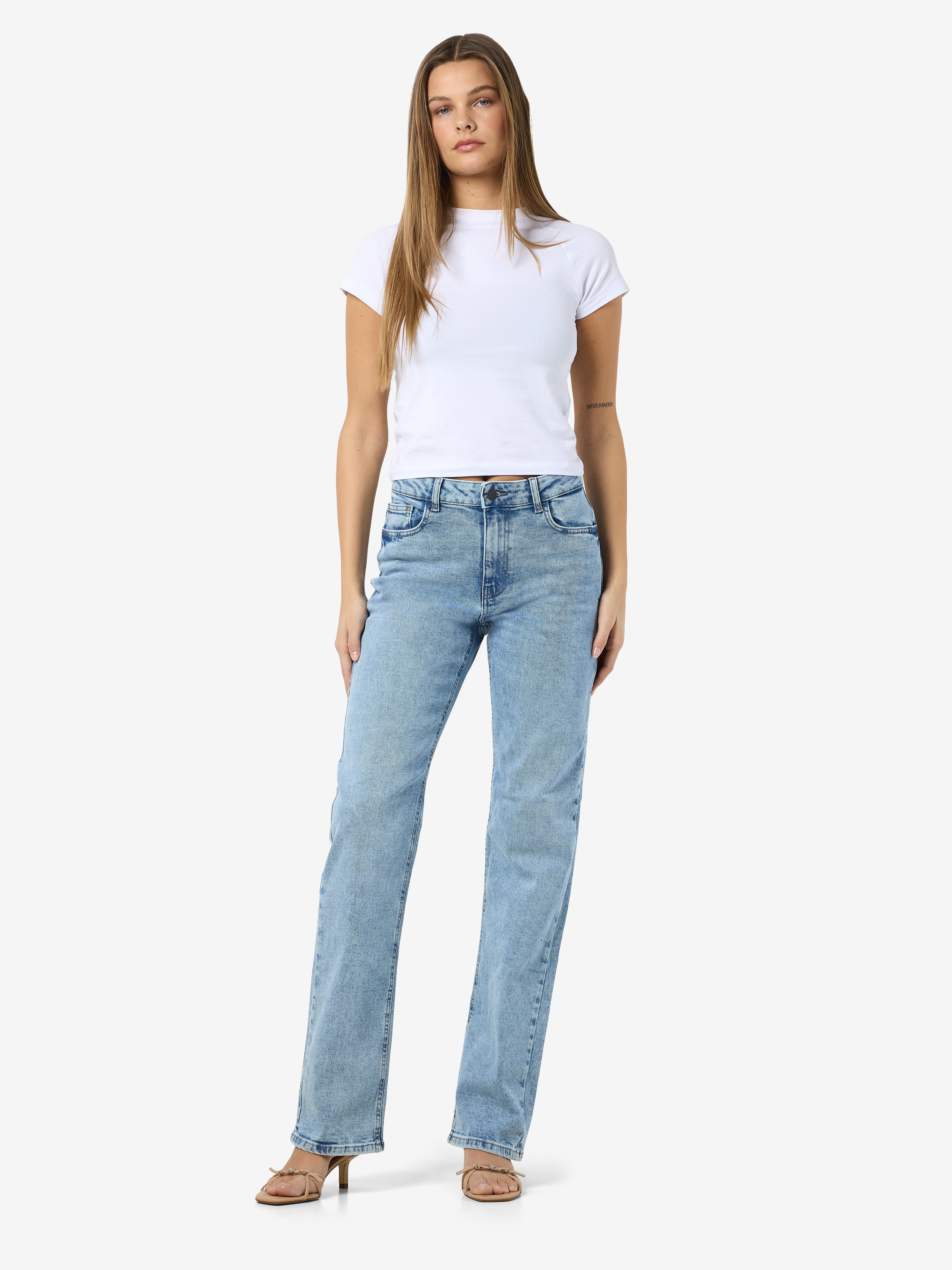 Noisy may High-waist-Jeans NMMONICA HW STRAIGHT günstig online kaufen