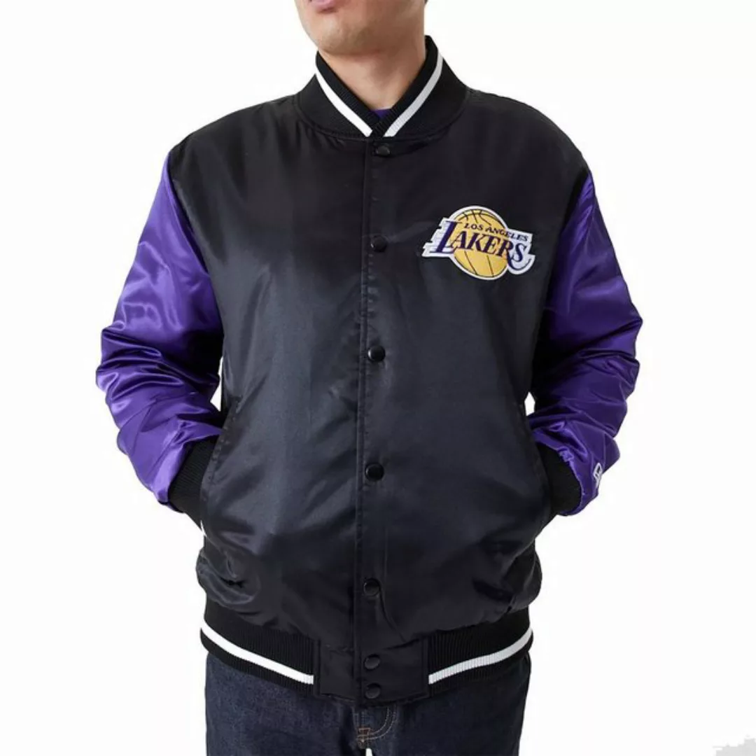 New Era Bomberjacke New Era Satin Bomber Los Angeles Lakers Jacke Herren Bo günstig online kaufen