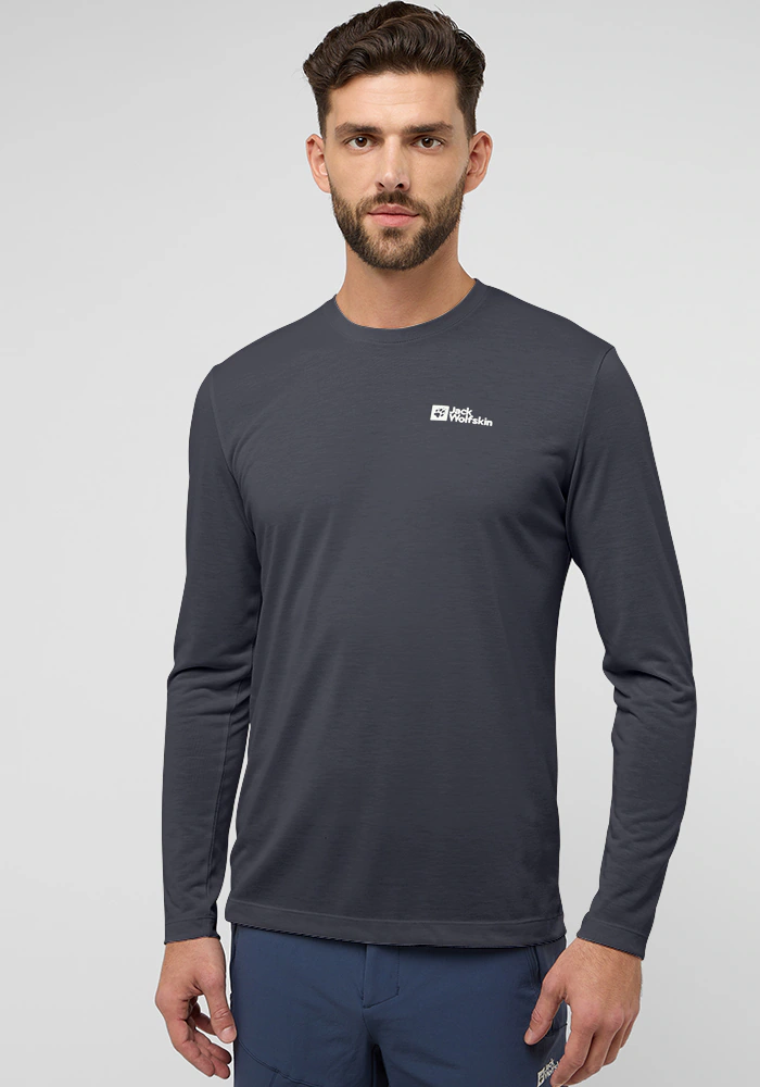 Jack Wolfskin Langarmshirt "VONNAN LS T M" günstig online kaufen