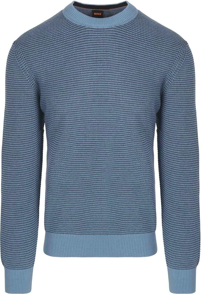 BOSS Pullover Amercury Blau - Größe L günstig online kaufen