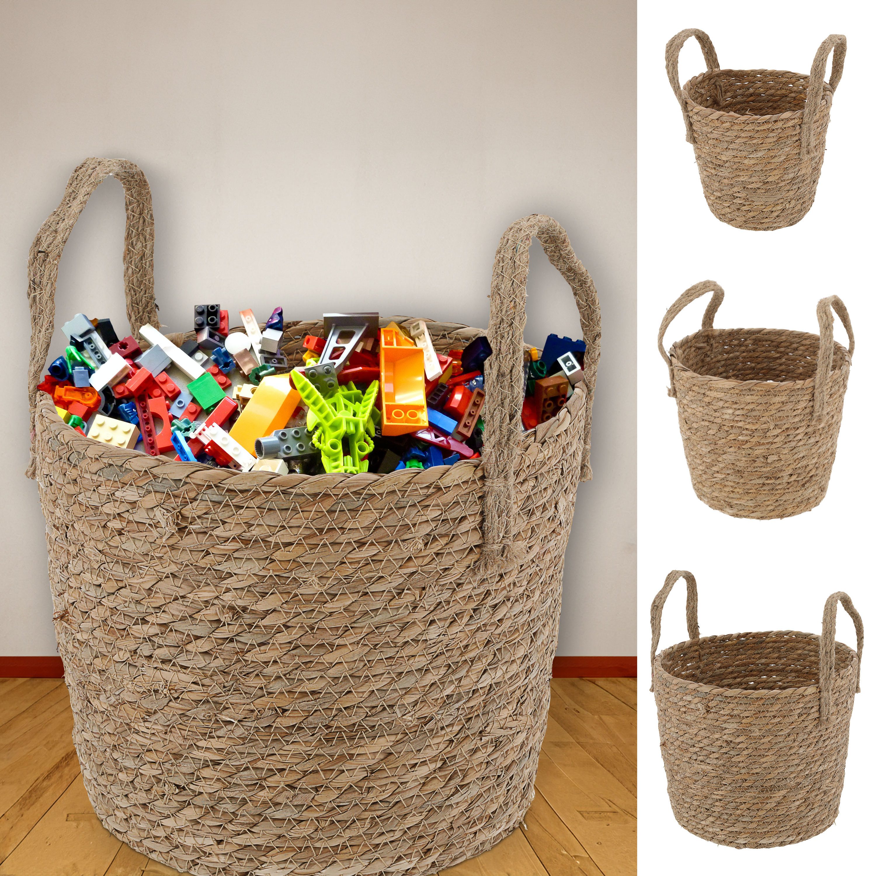 CEPEWA Aufbewahrungskorb Aufbewahrungskorb 3er Set Henkel günstig online kaufen