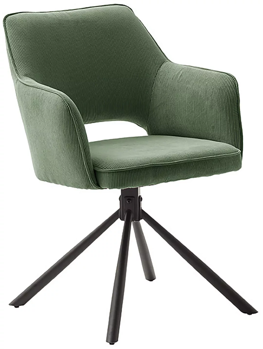 MCA furniture Esszimmerstuhl "LUZON", Cord, (2er-Set), drehbar 180, Belastb günstig online kaufen
