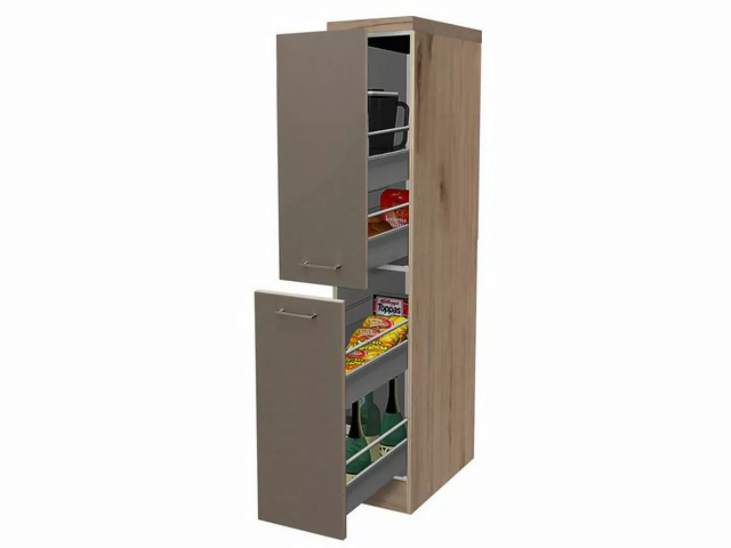 Flex-Well Apothekerschrank Demi Apothekerschrank Küche - 30 cm breit - Quar günstig online kaufen