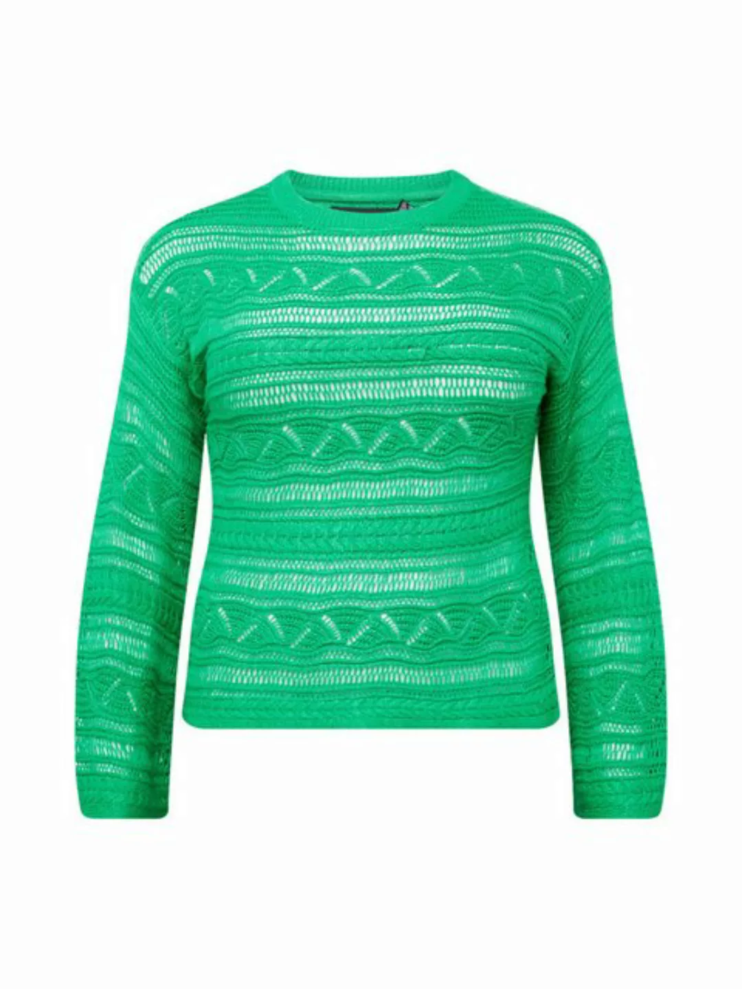 Vero Moda Curve Strickpullover CLAMAR (1-tlg) Lochmuster günstig online kaufen