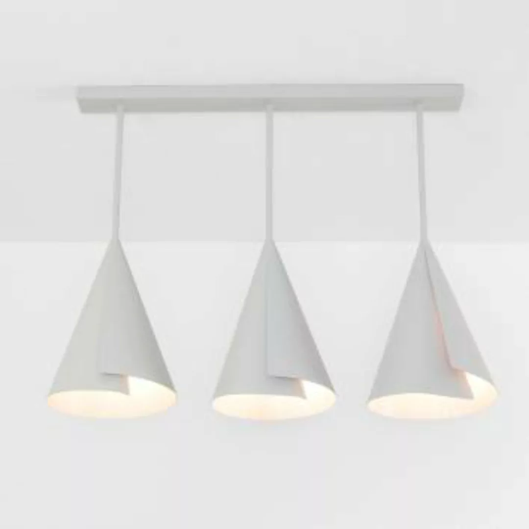 Design Deckenlampe Grau 3 flmg günstig online kaufen