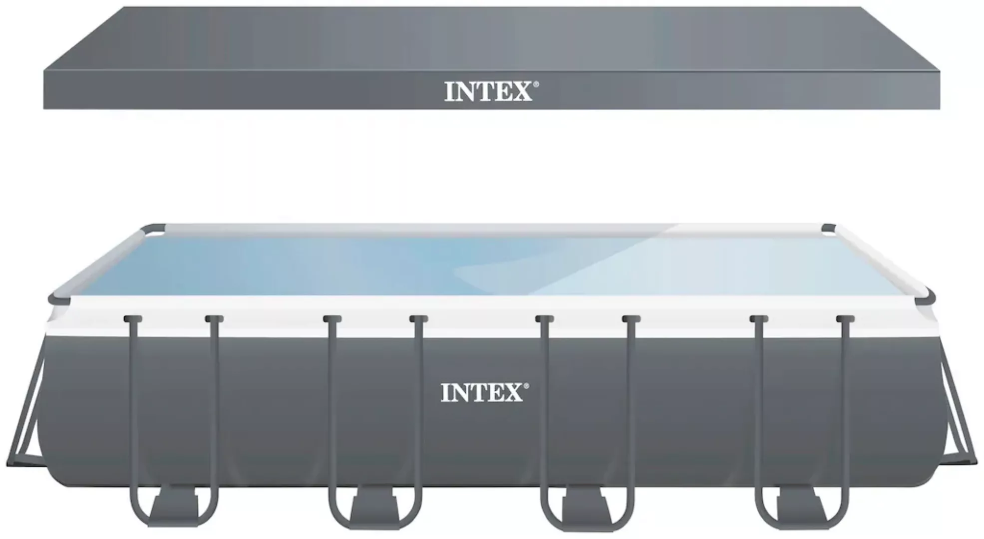 Intex Rechteckpool ""Framepool"549x274x132 cm", (Set), inkl. Luftmatratze R günstig online kaufen