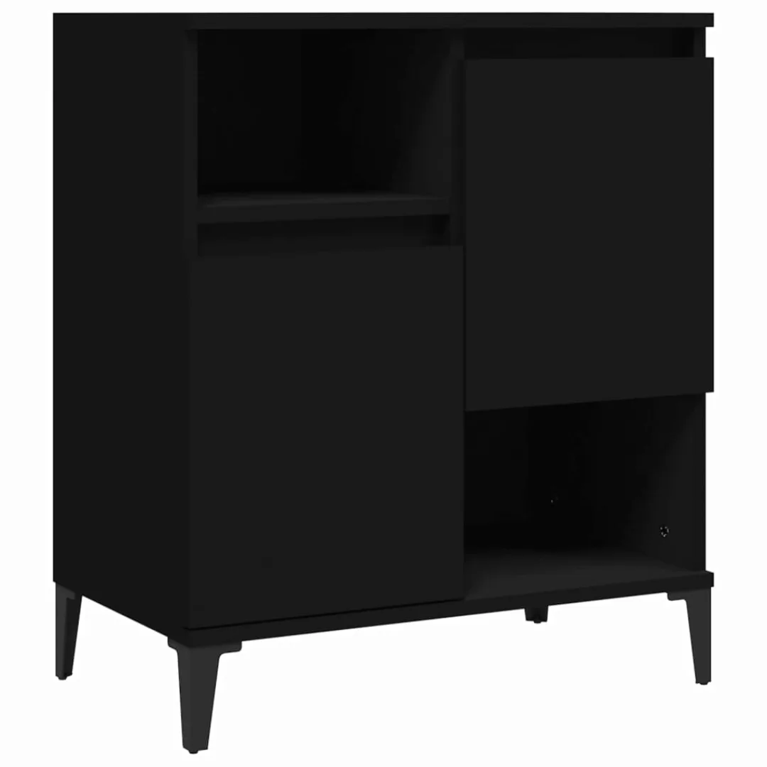 Vidaxl Sideboard Schwarz 60x35x70 Cm Holzwerkstoff günstig online kaufen