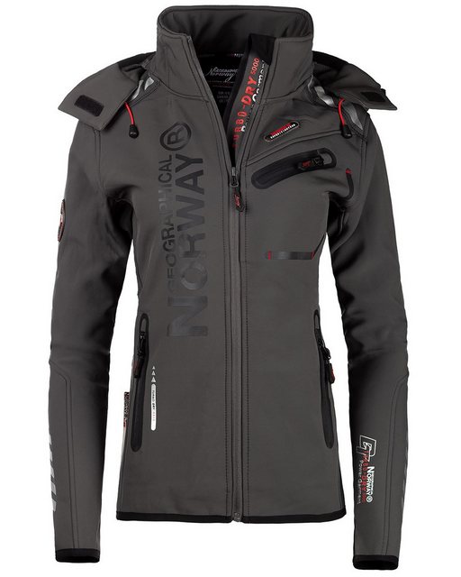 Geographical Norway Softshelljacke Damen Outdoor Jacke bareine Dark-Grey AS günstig online kaufen