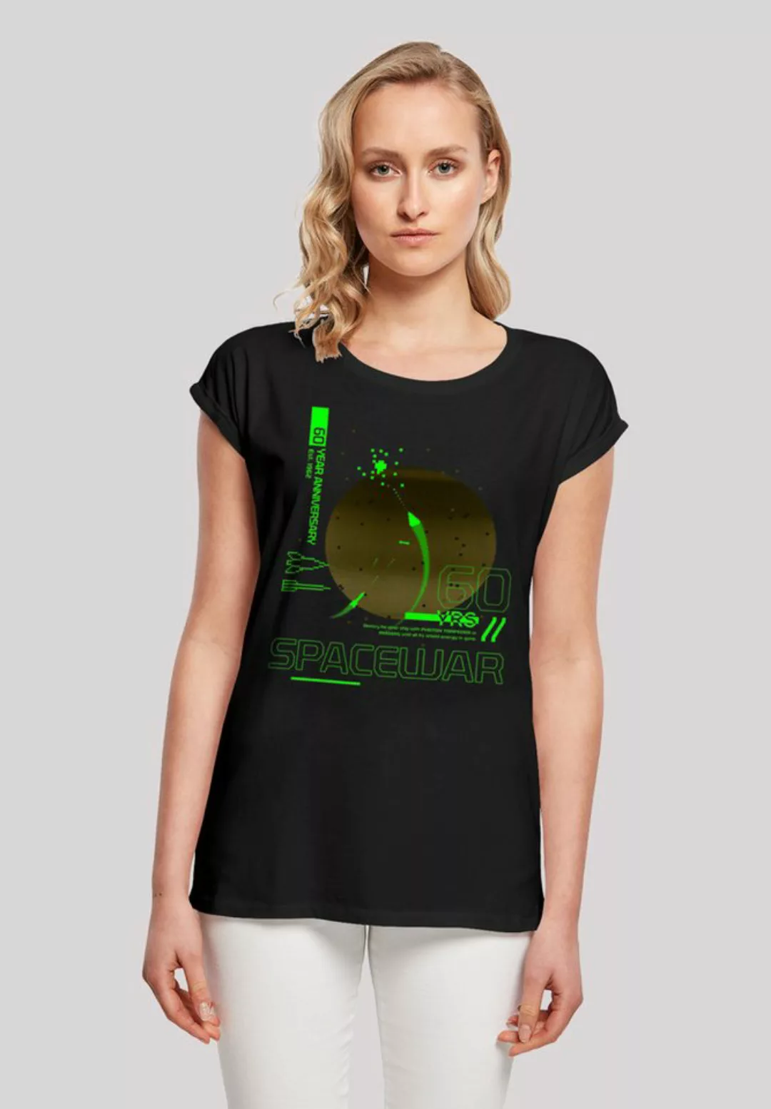 F4NT4STIC T-Shirt Retro Gaming SpaceWar Print günstig online kaufen