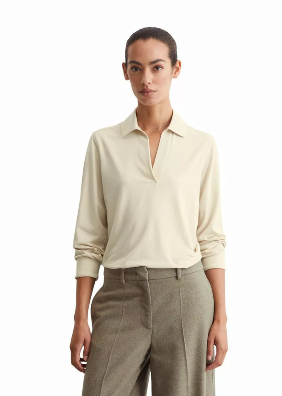 Marc O'Polo Blusenshirt aus Modal-Organic-Cotton-Mix günstig online kaufen