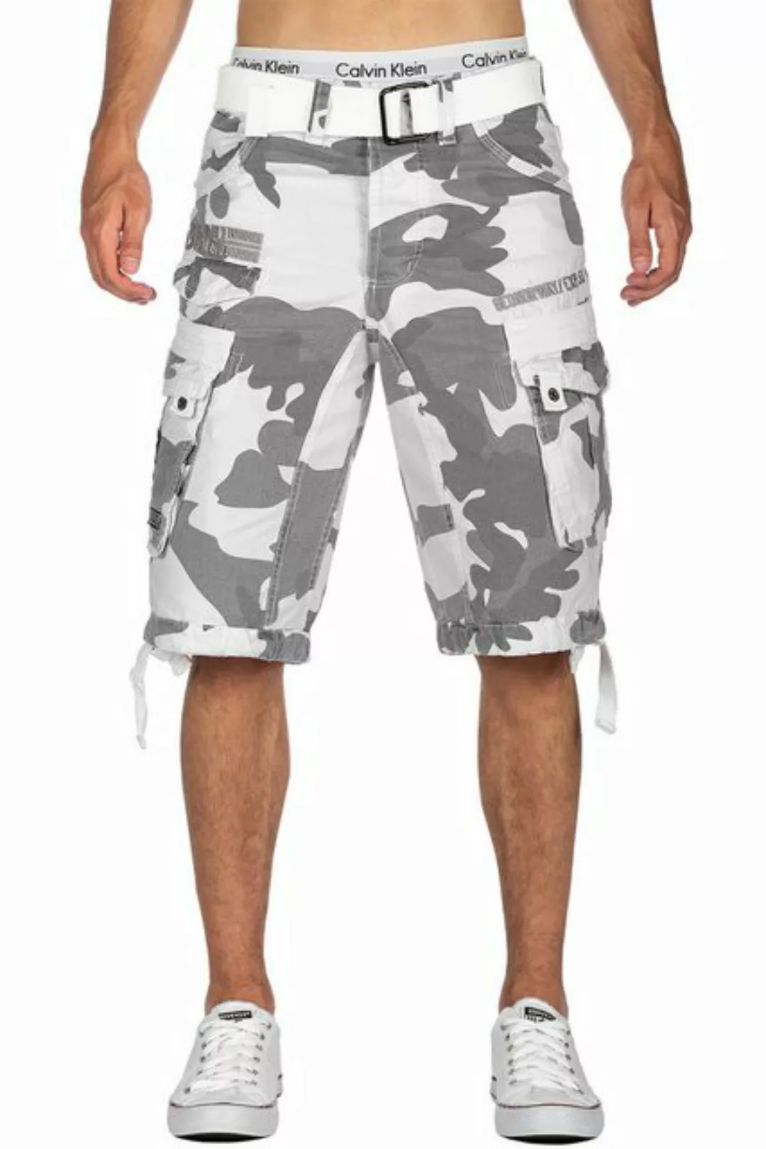 Geographical Norway Cargoshorts Herren kurze Hose bapanoramique Camo mit Gü günstig online kaufen