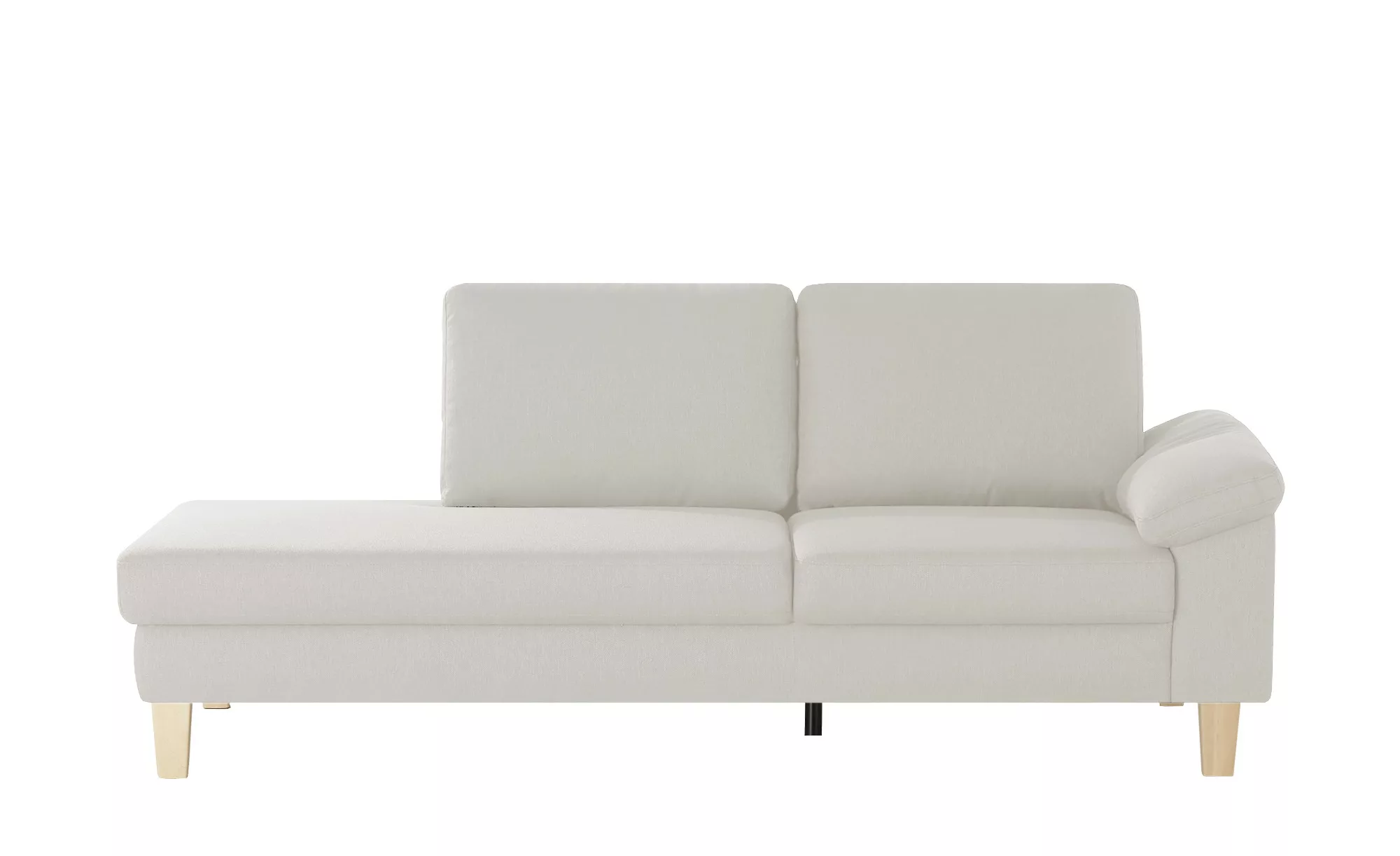 Recamiere  Bena - grau - 218 cm - 86 cm - 97 cm - Polstermöbel > Sofas > Ei günstig online kaufen