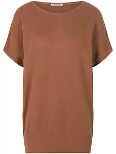 Rundhals-Pullover aus 100% SUPIMA®-Baumwolle Peter Hahn braun günstig online kaufen