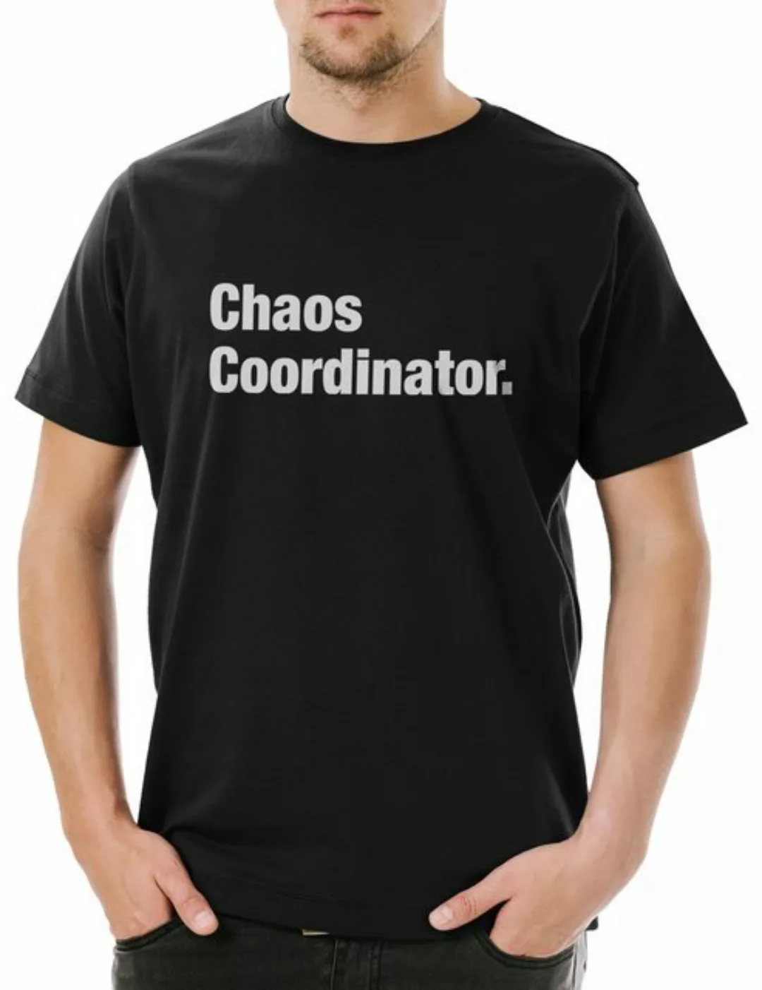 Urban Backwoods Print-Shirt Chaos Coordinator Herren T-Shirt Vater Mutter H günstig online kaufen