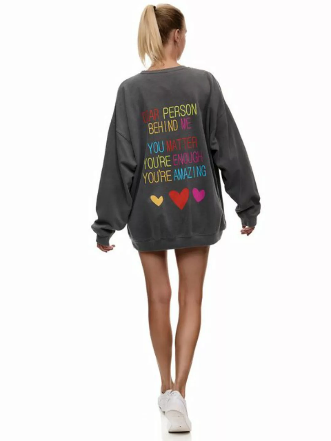 Worldclassca Sweatshirt Worldclassca Oversized Sweatshirt YOU MATTER Print günstig online kaufen