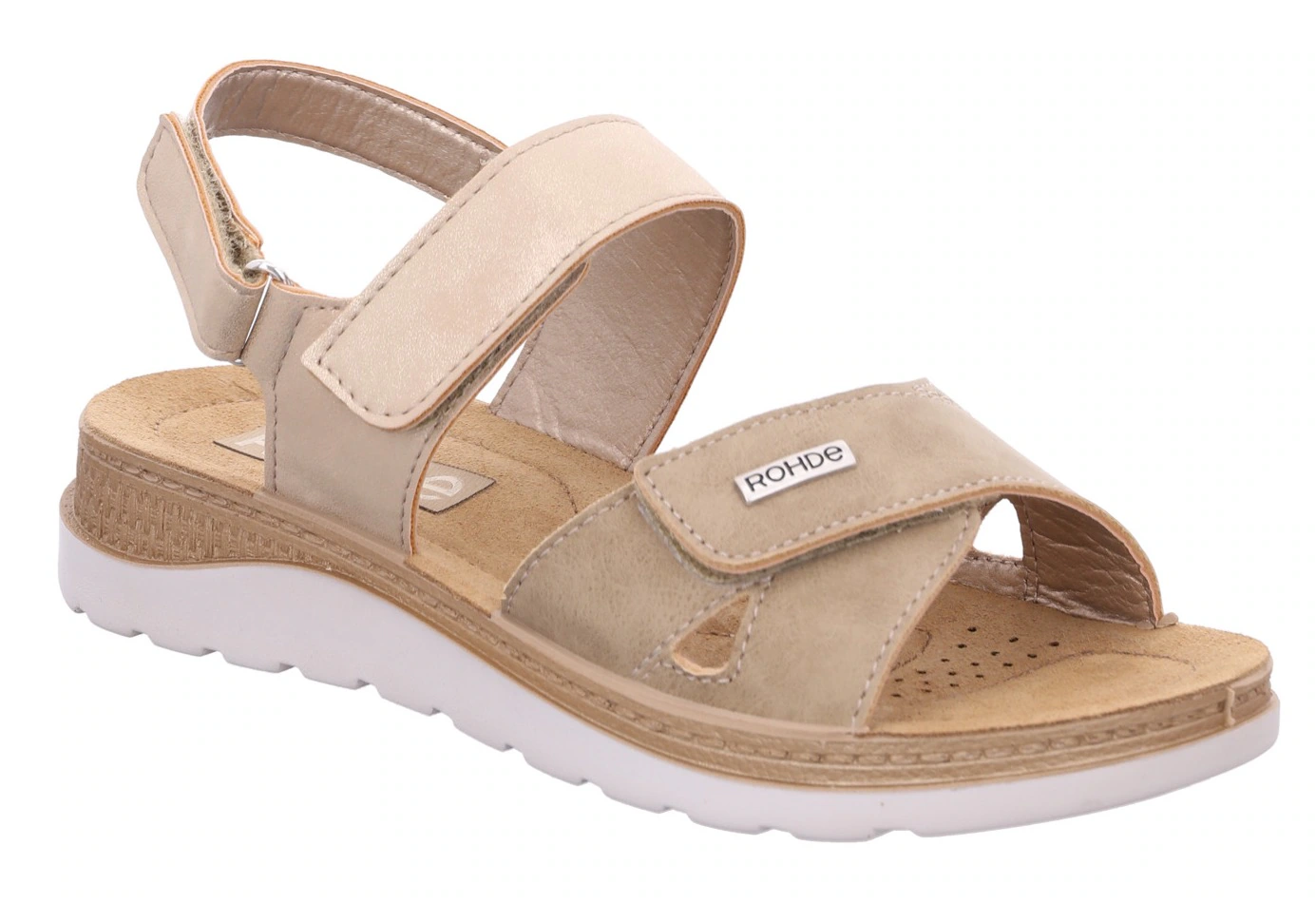 Rohde Riemchensandale "BAVIERA", Sommerschuh, Klettschuh, Keilabsatz, Sanda günstig online kaufen