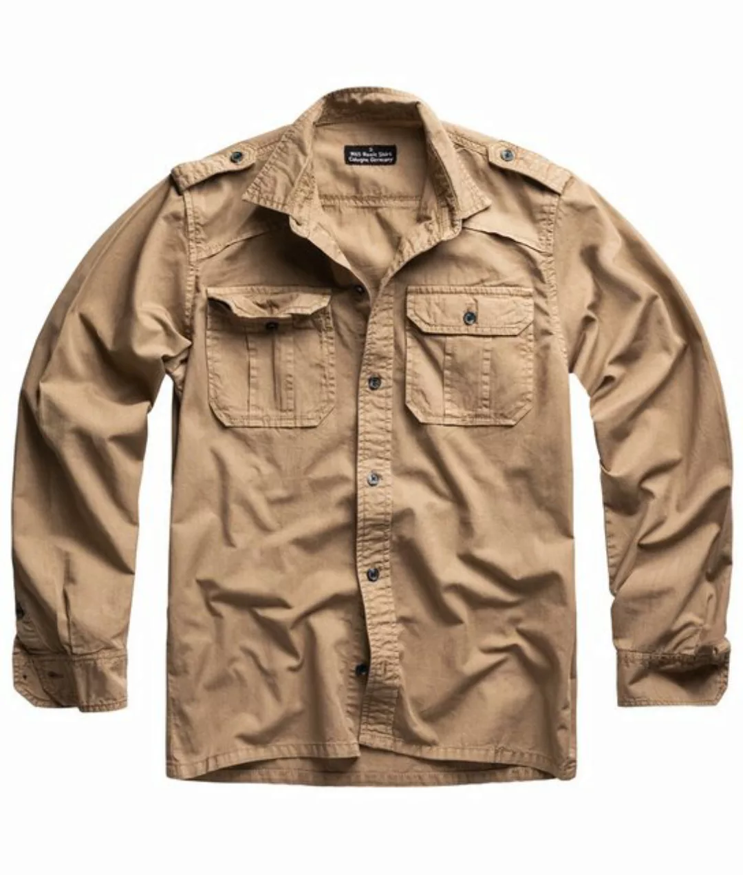 Surplus Raw Vintage Langarmhemd M65 Basic Hemd Langarm beige günstig online kaufen