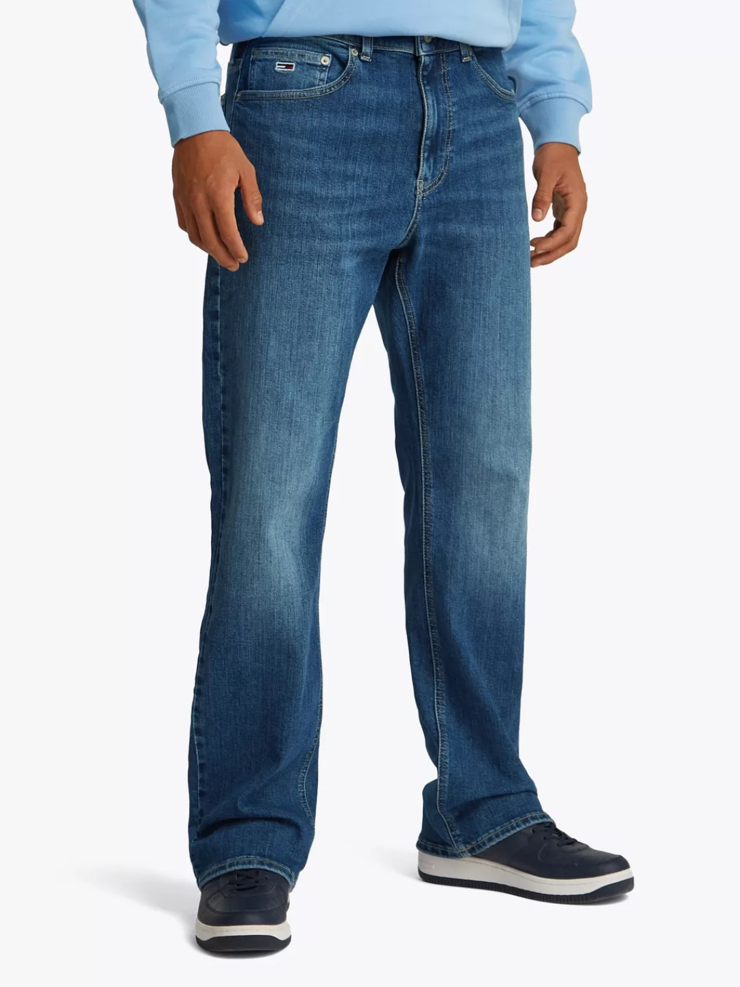 Tommy Jeans Bootcut-Jeans, in blauer Waschung günstig online kaufen