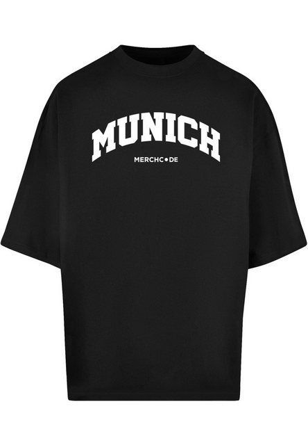 Merchcode T-Shirt "Merchcode Herren Munich Wording - Huge Tee" günstig online kaufen