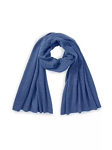 Schal Peter Hahn Seide/Kaschmir blau günstig online kaufen