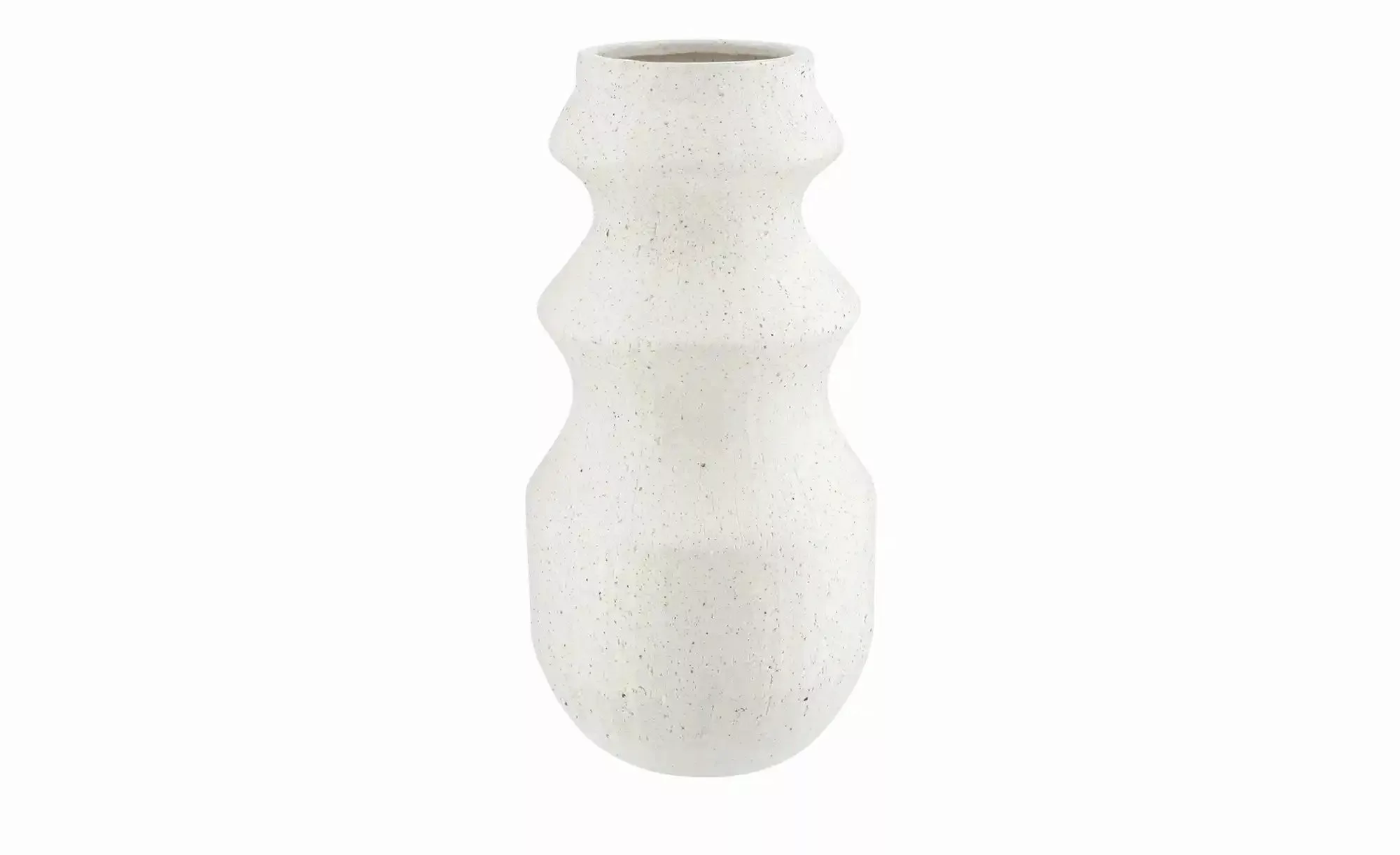 Vase   ¦ weiß ¦ Steinzeug ¦ Maße (cm): H: 29,7  Ø: 15 Accessoires > Vasen - günstig online kaufen