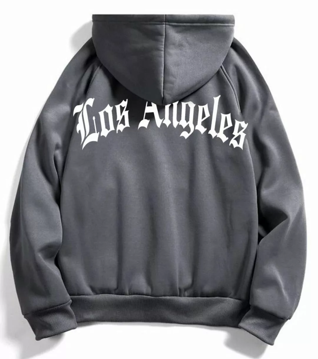 RMK Kapuzenpullover Herren Hoodie Pullover Langarmshirt Oversize Los Angele günstig online kaufen