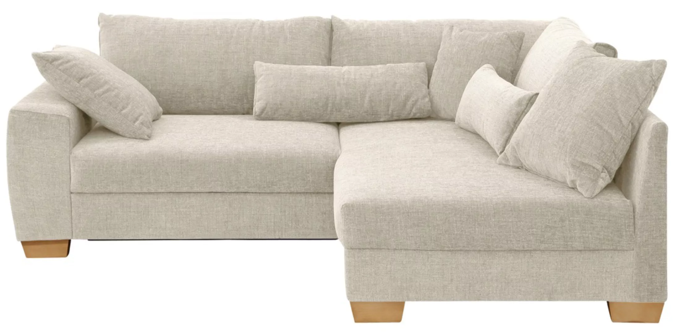 Home affaire Ecksofa "DuraSpring", mit Taschenfederkern, bis 140 kg belastb günstig online kaufen