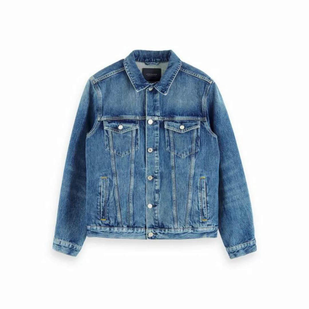 Scotch & Soda Allwetterjacke Scotch & Soda Herren Jeansjacke Trucker Jacket günstig online kaufen