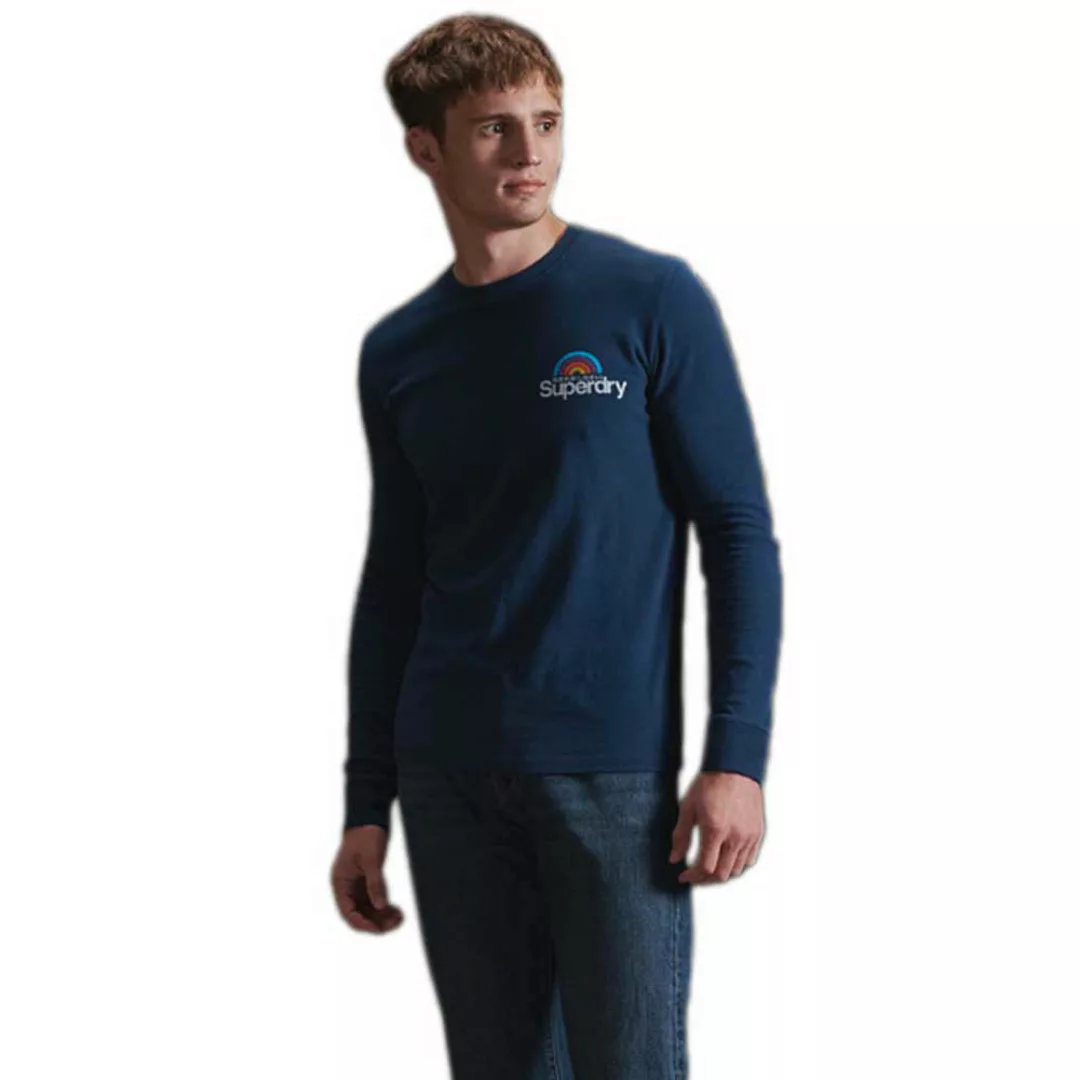 Superdry Core Logo Wilderness Langarm-t-shirt S Pilot Mid Blue günstig online kaufen