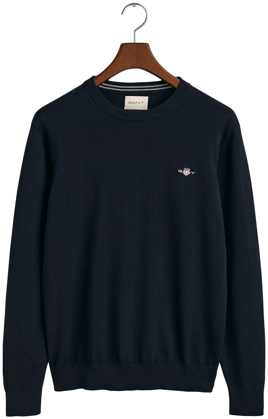 Gant Rundhalspullover "CLASSIC COTTON C-NECK", Premium Strickpullver aus we günstig online kaufen