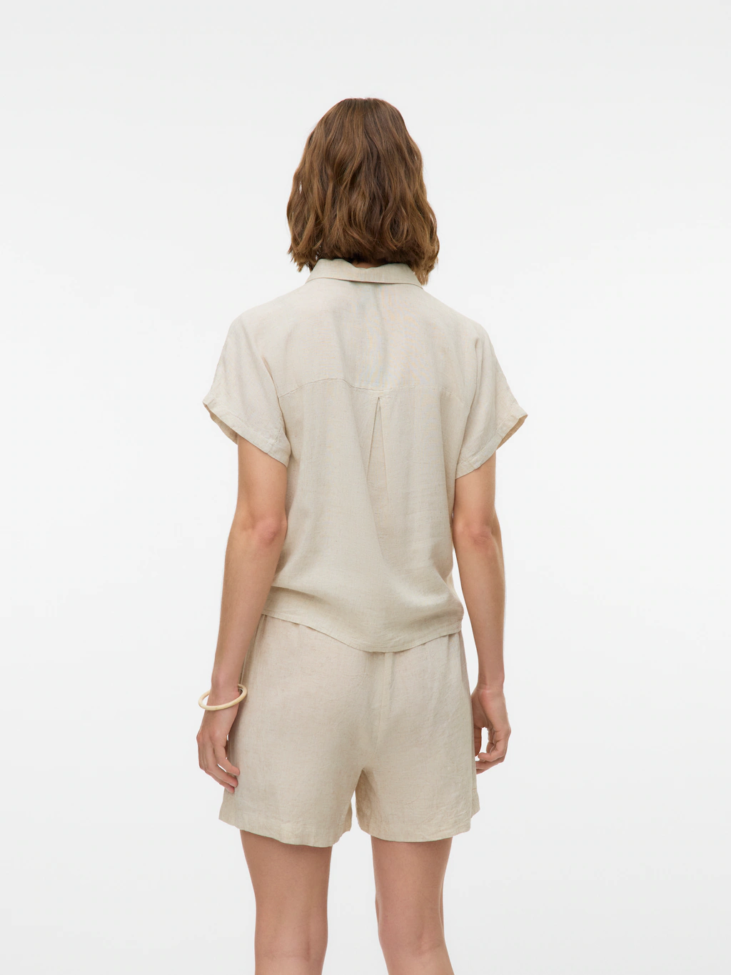 Vero Moda Kurzarmbluse "VMTHEA SS TIE SHIRT WVN NOOS" günstig online kaufen