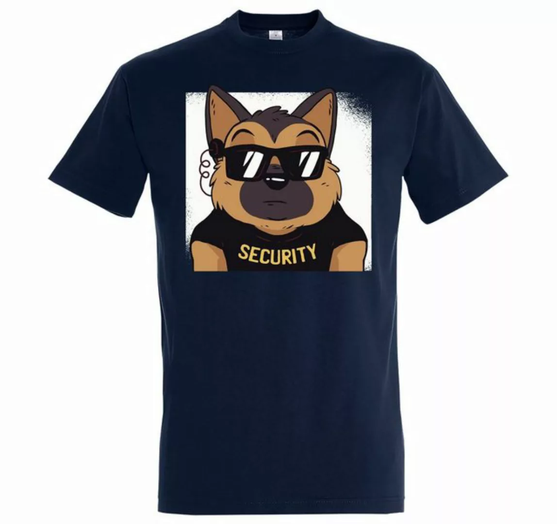 Youth Designz T-Shirt Dog Security Herren Shirt mit trendigem Frontprint günstig online kaufen