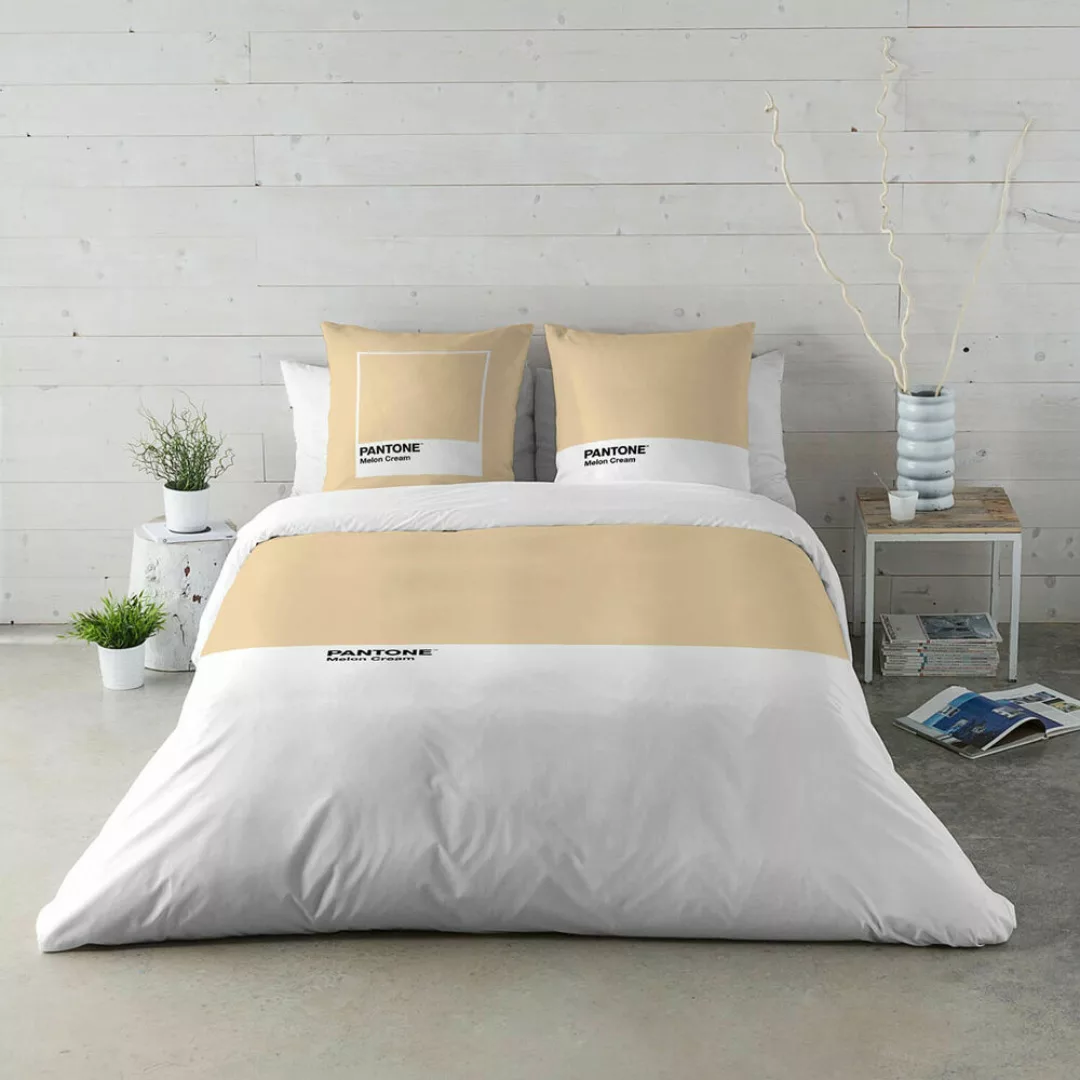 Bettdeckenbezug Pantone Melon Cream (150er-bett) (240 X 220 Cm) günstig online kaufen