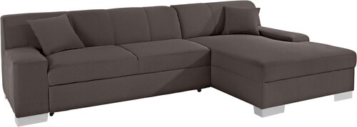 DOMO collection Ecksofa "Bero L-Form", wahlweise mit Bettfunktion günstig online kaufen