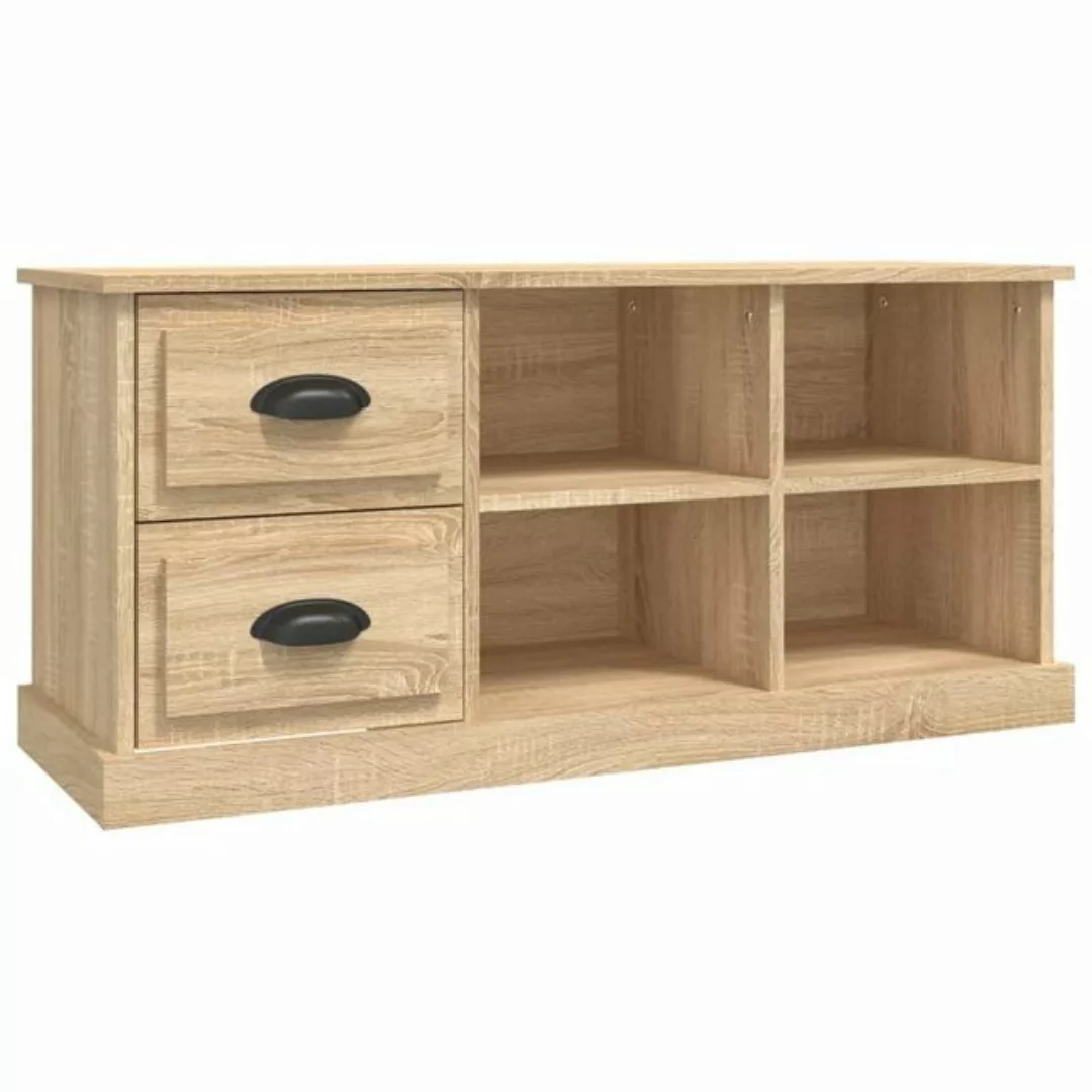 furnicato TV-Schrank Sonoma-Eiche 102x35,5x47,5 cm Holzwerkstoff günstig online kaufen