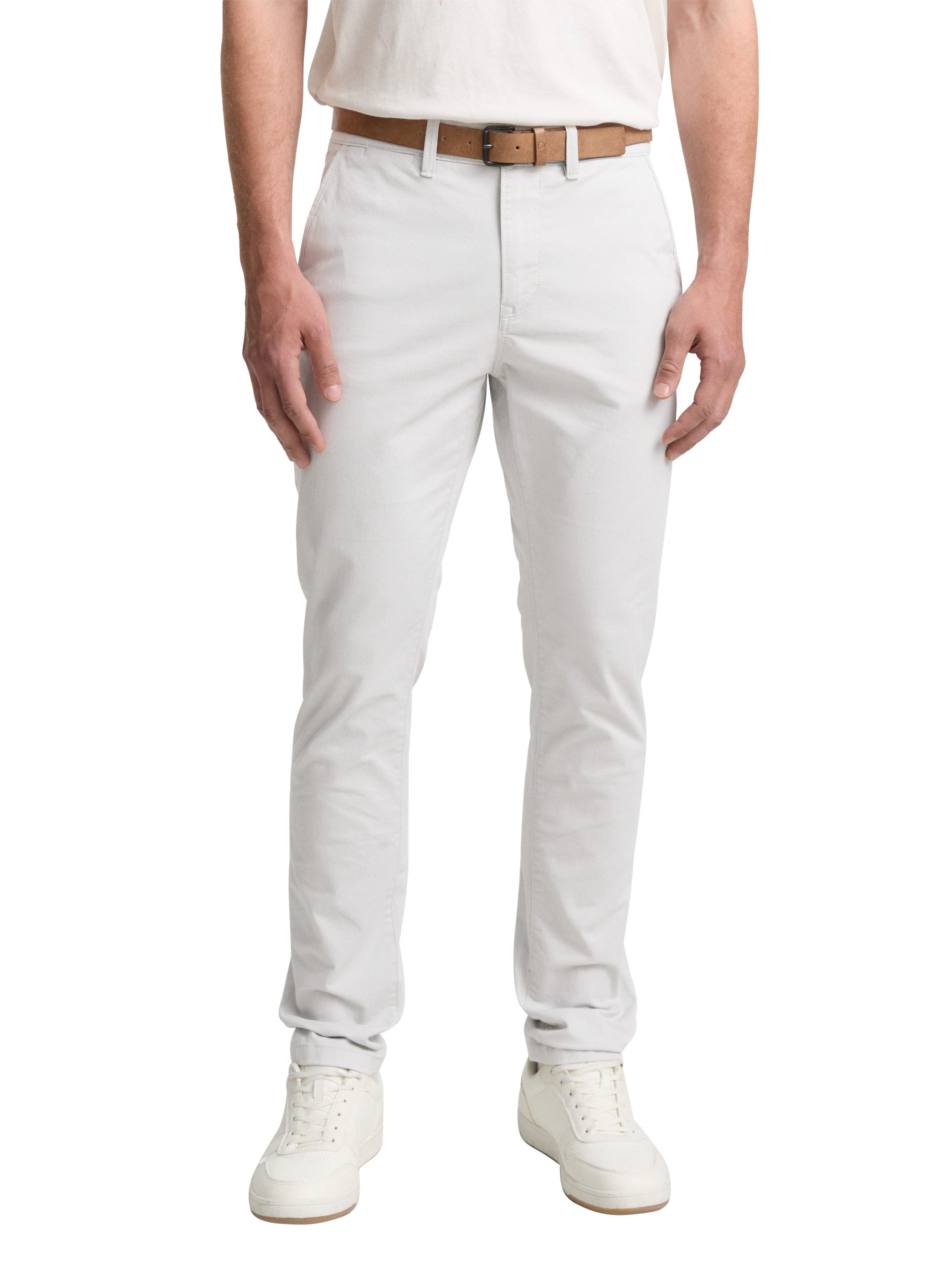 TOM TAILOR Denim Chinohose (mit Gürtel) günstig online kaufen