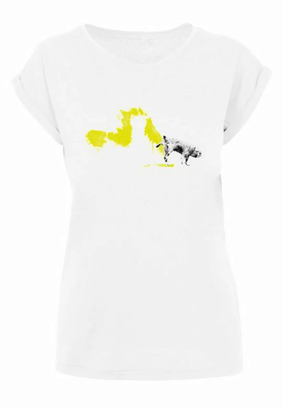 Merchcode T-Shirt Merchcode Damen Ladies Wizz Dog T-Shirt (1-tlg) günstig online kaufen