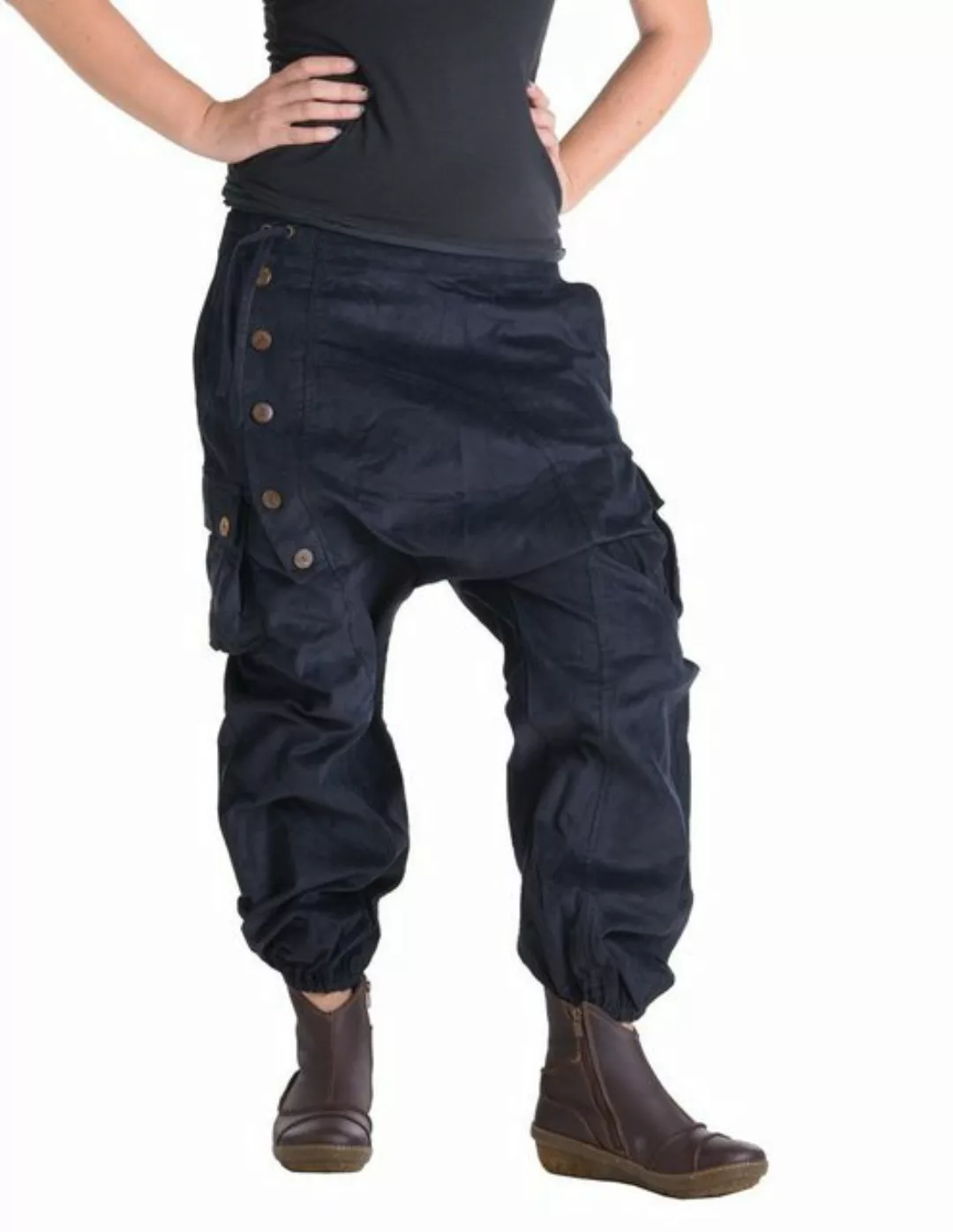 Vishes Cordhose Haremshose aus Cord Ethno, Goa, Festival Style günstig online kaufen