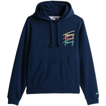 Tommy Jeans  Sweatshirt 3 Colour Signature Logo Hoodie Dark Night Navy günstig online kaufen